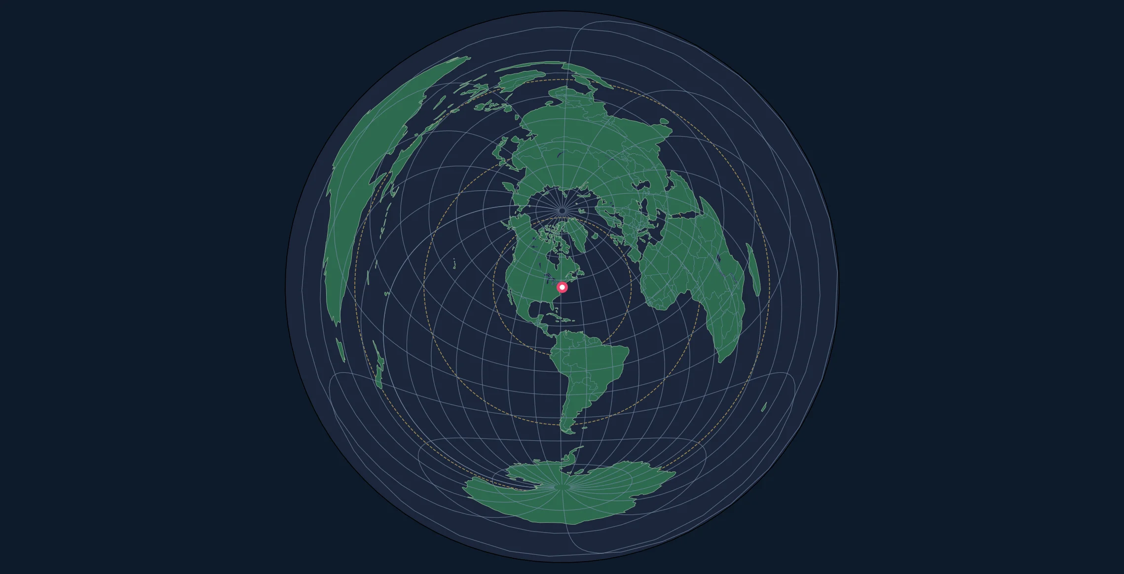 Creating Azimuthal Equidistant Maps with Python