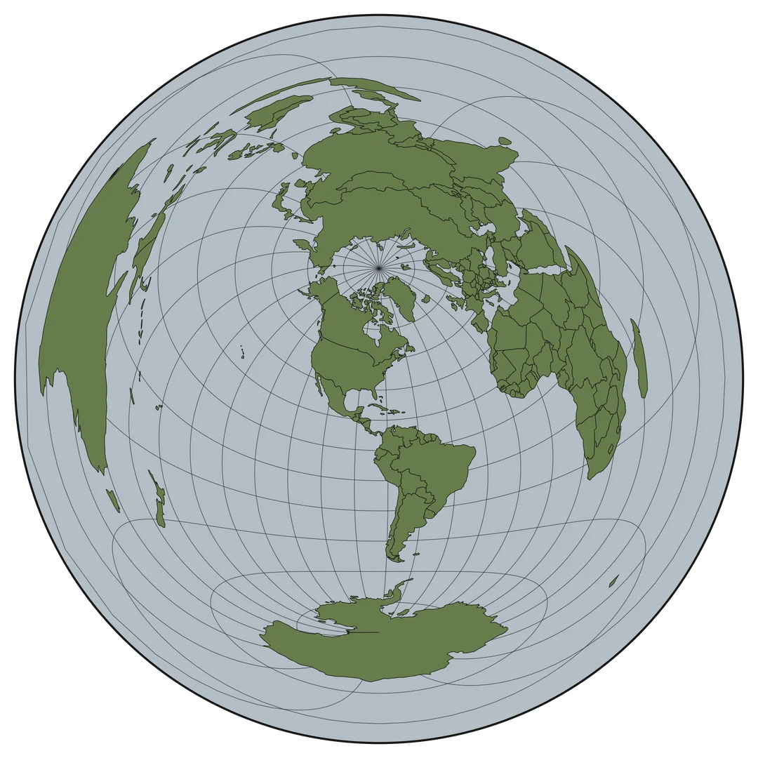 Azimuthal Map Logo
