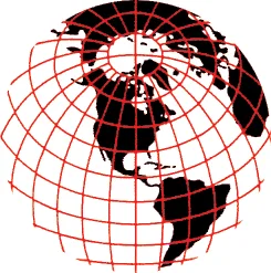 Oblique aspect: projection centered on any point except poles or equator